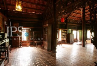 Heritage Wooden House For Rent - Wat Damnak Village, Siem Reap thumbnail