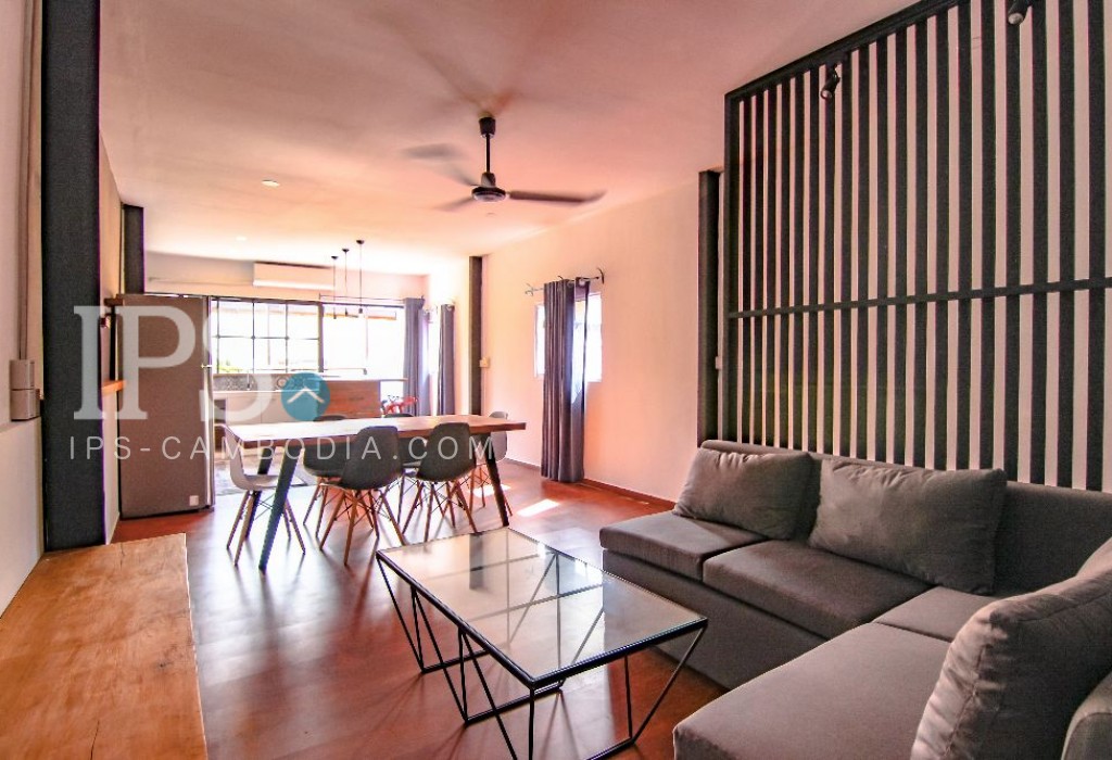 3 Bedroom Duplex Apartment For Rent Tonle Bassac 5509 IPS Cambodia