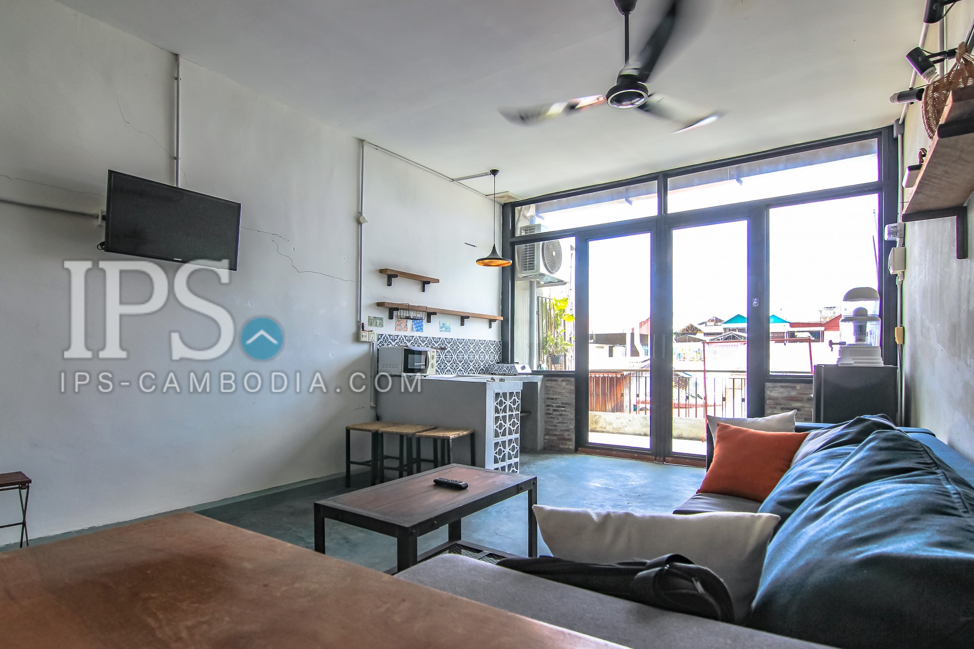 Studio room Apartment For Sale Riverside 7046 IPS Cambodia