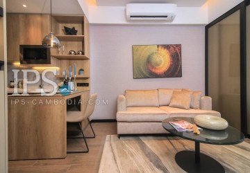 Studio Room Condo For Rent - Tonle Bassac, Phnom Penh  thumbnail