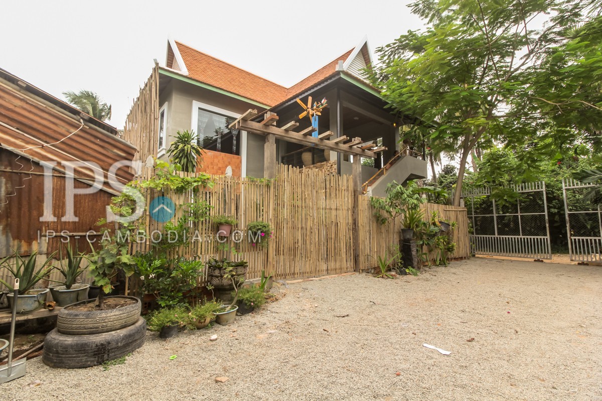 3 Bedrooms Modern Concrete Villa For Rent - Sala Kamreuk, Siem Reap - Image 2