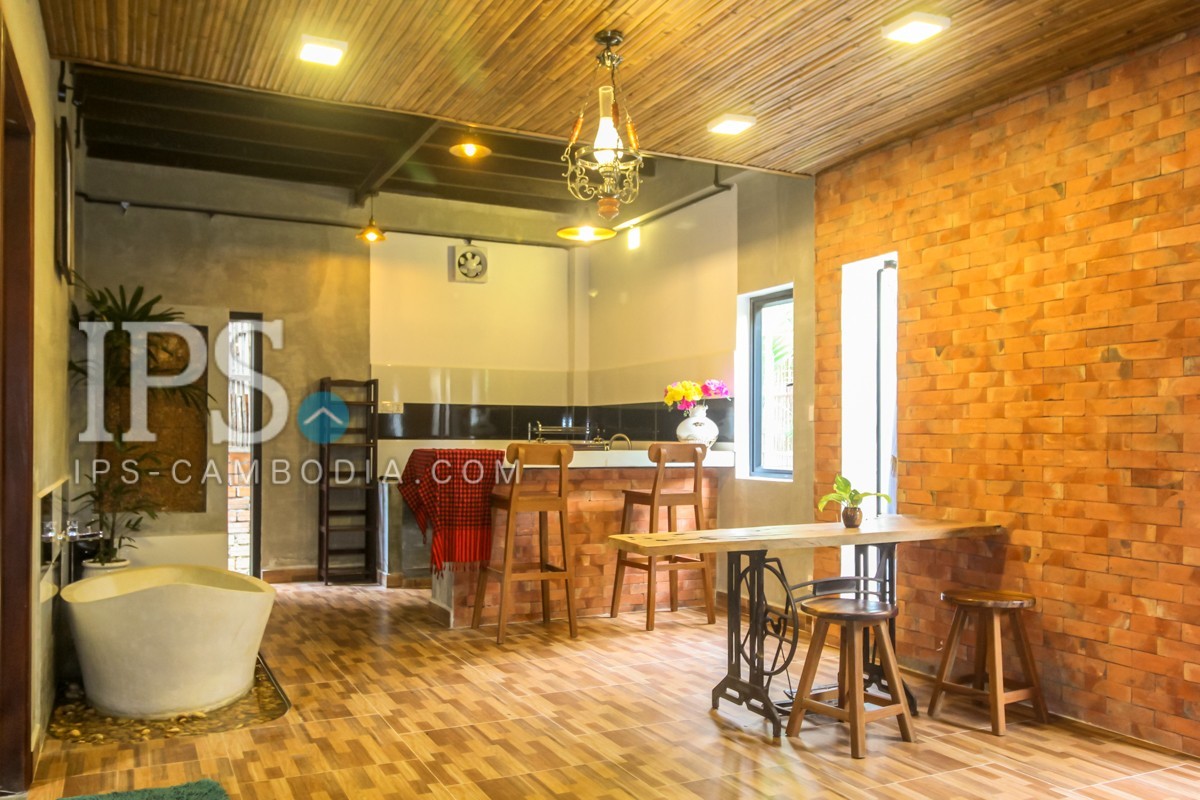 3 Bedrooms Modern Concrete Villa For Rent - Sala Kamreuk, Siem Reap - Image 3