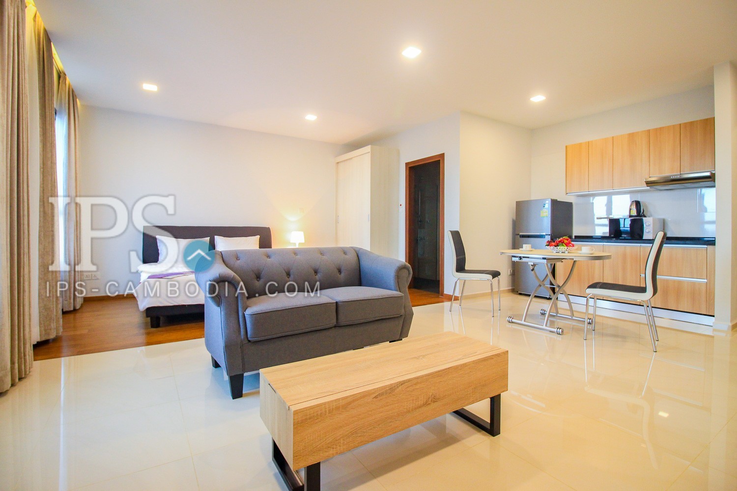 Studio Apartment For Rent - Toul Kork, Phnom Penh