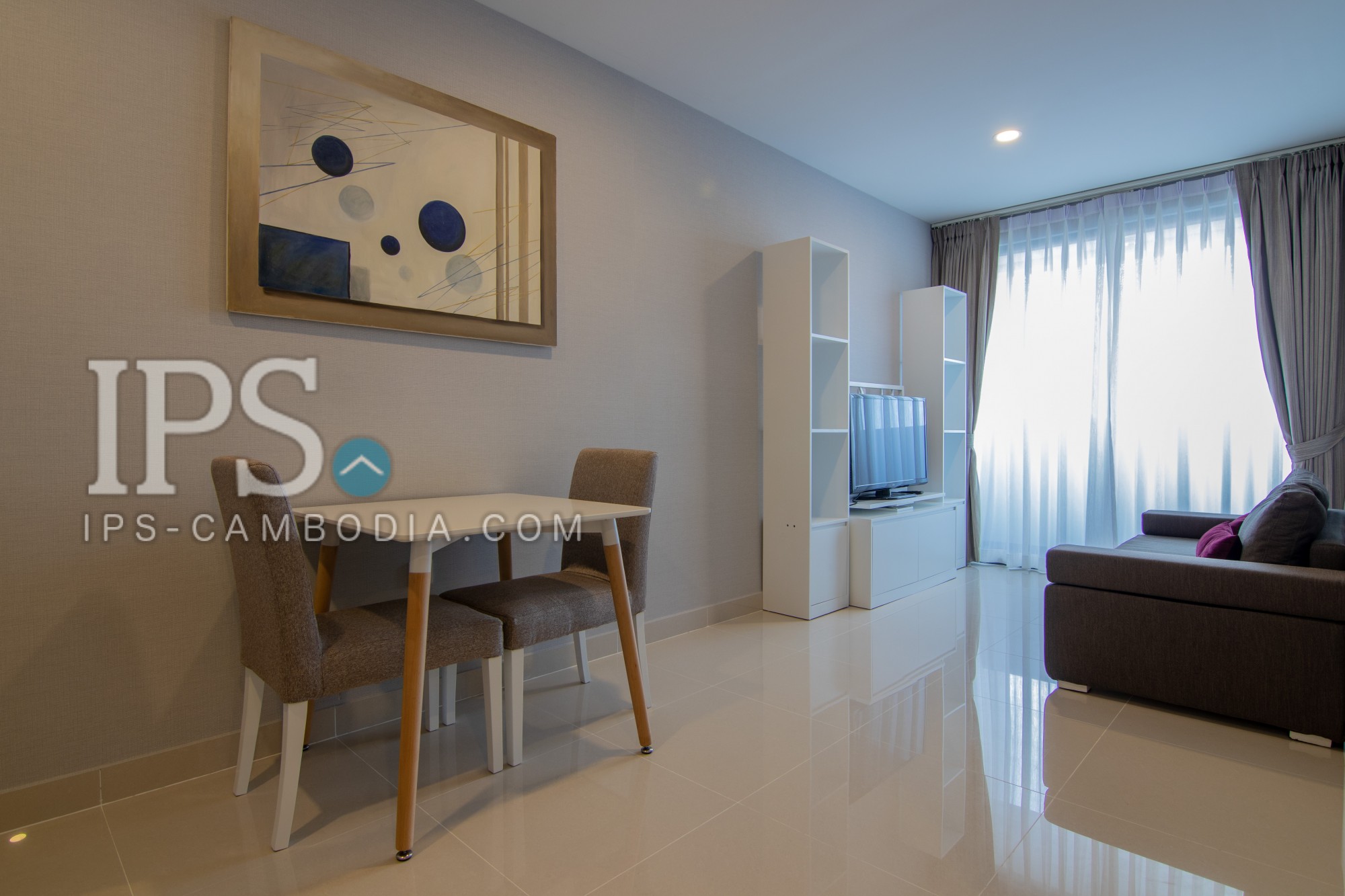 1 Bedroom Condo For Rent- The Bridge, Tonle Bassac, Phnom Penh - Image 2