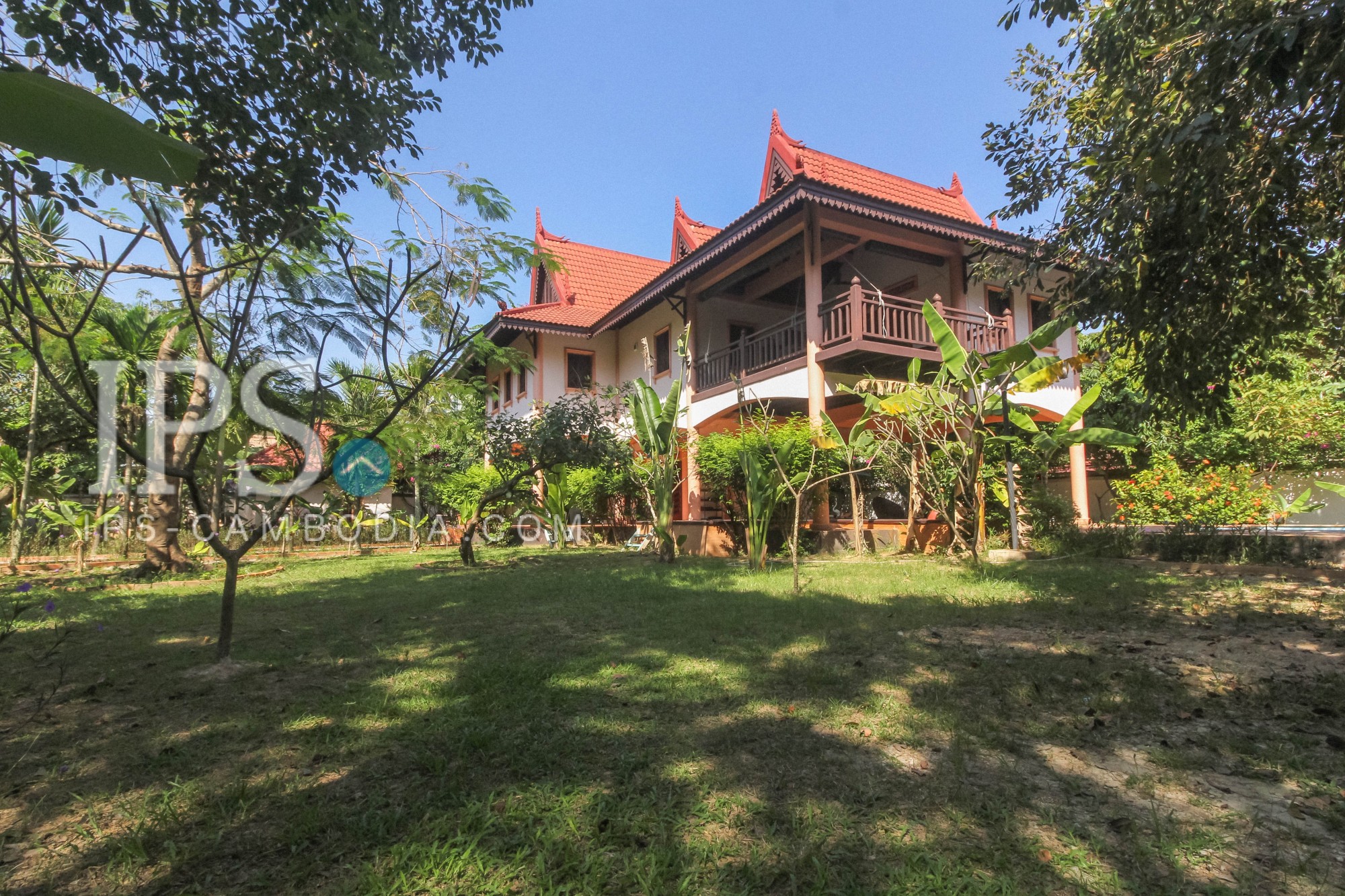 Traditional Khmer House For Rent Svay Dangkum Siem Reap 7644 IPS Cambodia
