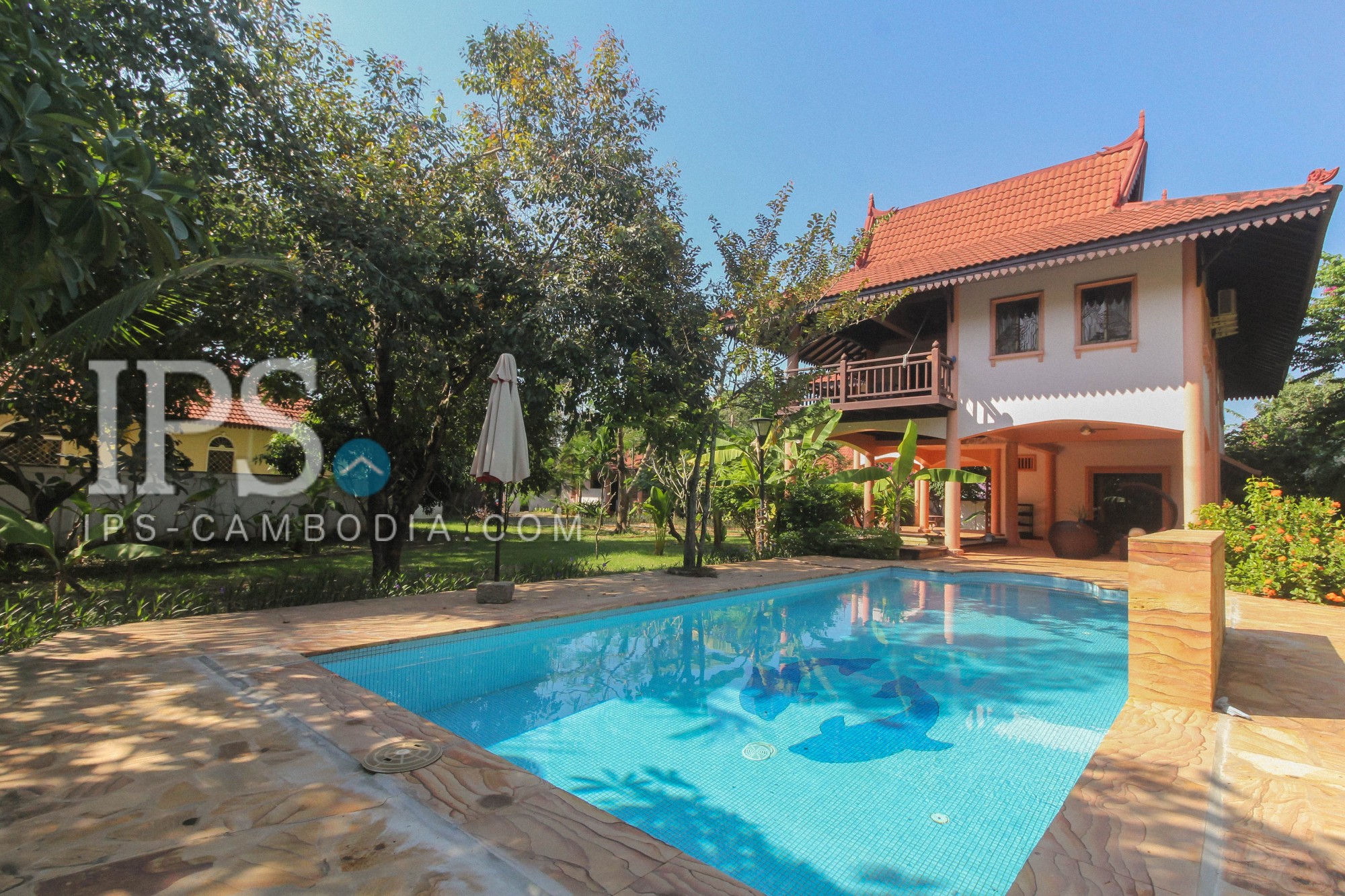 Traditional Khmer House For Rent Svay Dangkum Siem Reap 7644 IPS Cambodia