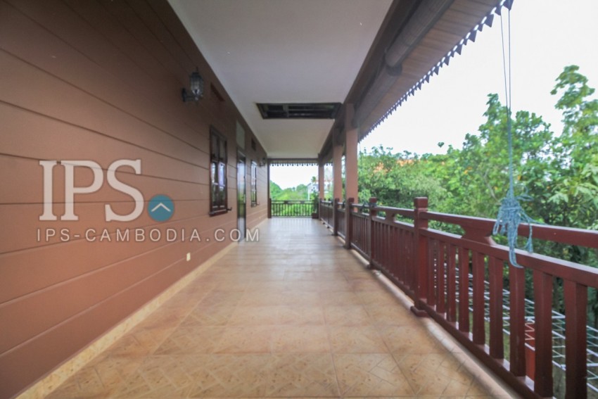 6 Bedroom Wooden Style Villa For Sale - Kouk Chak, Siem Reap