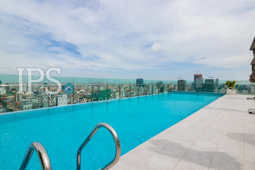 Studio Condo For Rent - Tonle Bassac, Phnom Penh