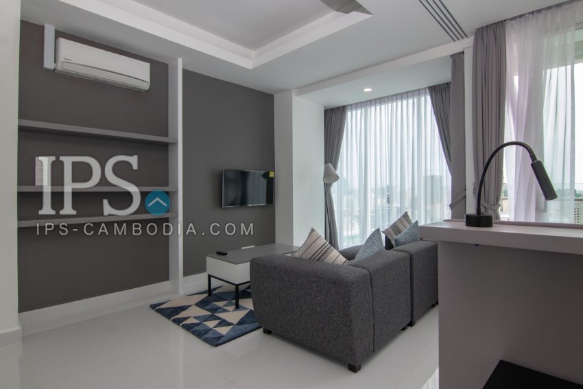 Studio Condo For Rent - Tonle Bassac, Phnom Penh