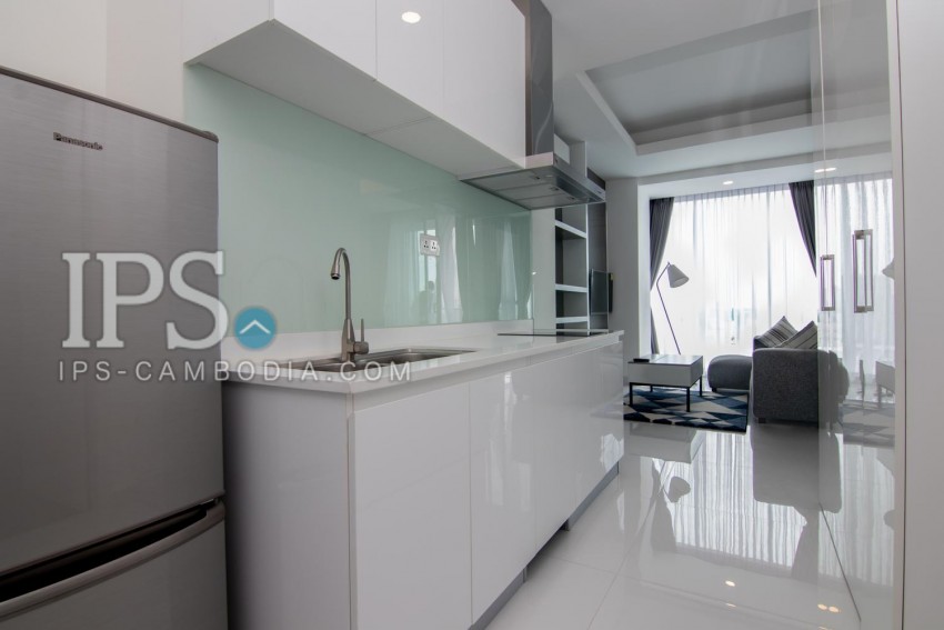 Studio Condo For Rent - Tonle Bassac, Phnom Penh