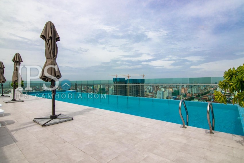 Studio Condo For Rent - Tonle Bassac, Phnom Penh