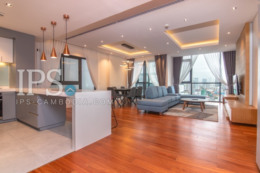 3 Bedroom Serviced Apartment For Rent - Boeung Trabek, Phnom Penh