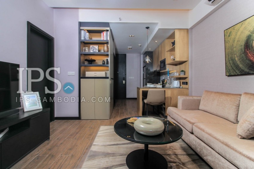 Studio Room Condo For Rent - Tonle Bassac, Phnom Penh 