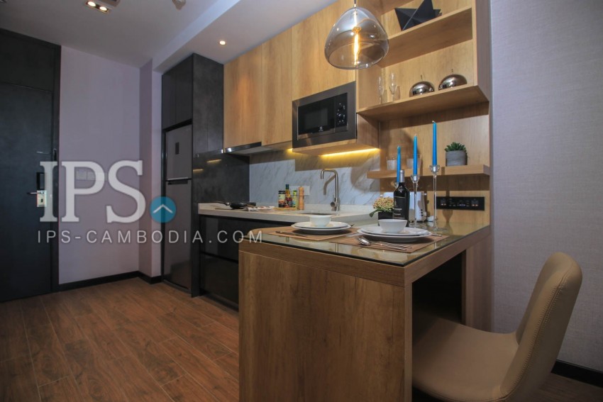 Studio Room Condo For Rent - Tonle Bassac, Phnom Penh 