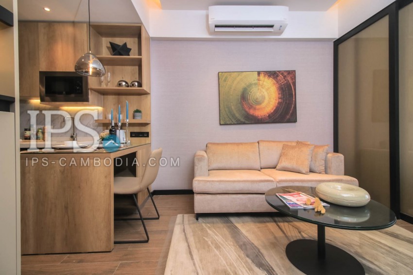 Studio Room Condo For Rent - Tonle Bassac, Phnom Penh 