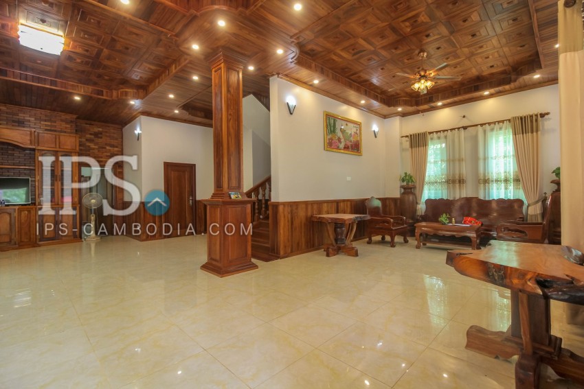 New Villa 5 Bedrooms  For Rent - Svay Dangkum, Siem Reap