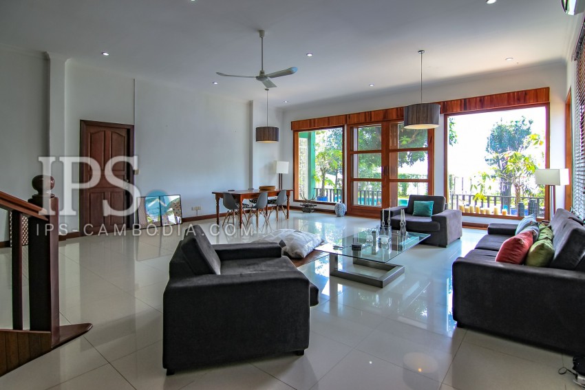 5 Bedroom Villa For Rent in Chroy Changvar, Phnom Penh
