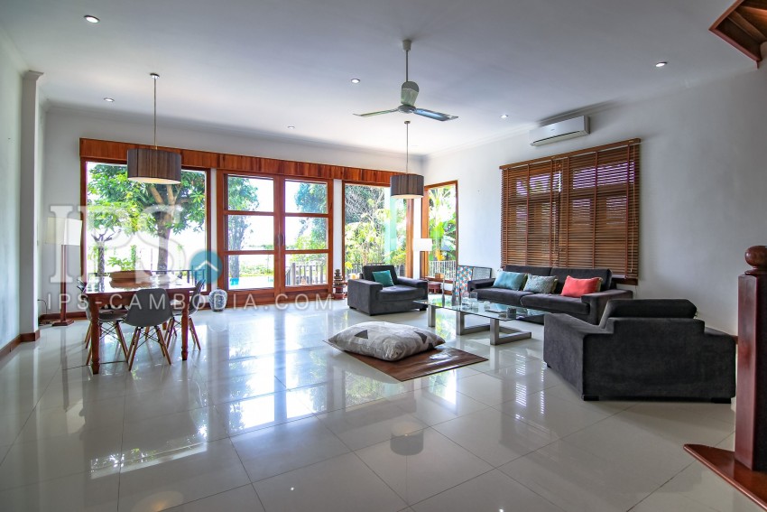 5 Bedroom Villa For Rent in Chroy Changvar, Phnom Penh