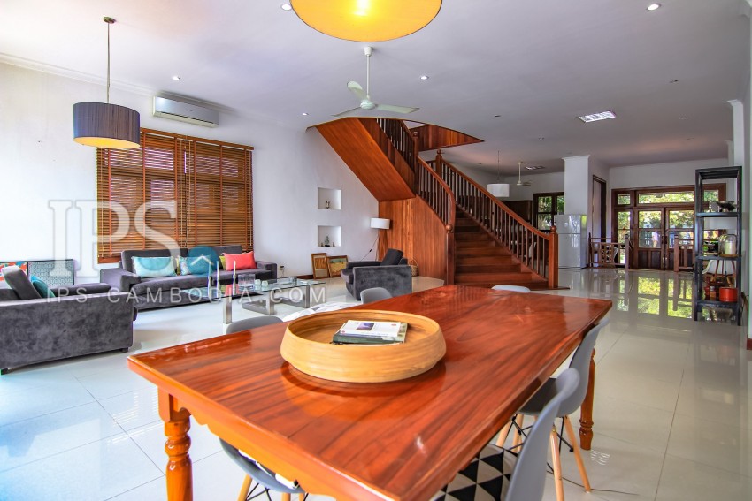 5 Bedroom Villa For Rent in Chroy Changvar, Phnom Penh