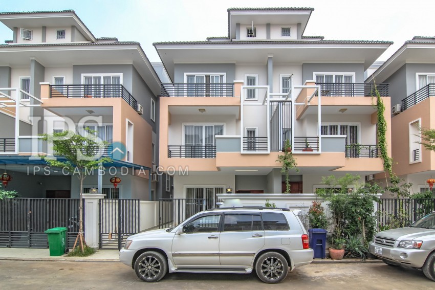 4 Bedroom Twin Villa for Rent Near Northbridge, Phnnom Penh