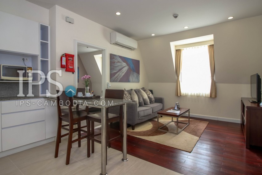 1 Bedroom Serviced Apartment For Rent - Wat Phnom, Phnom Penh