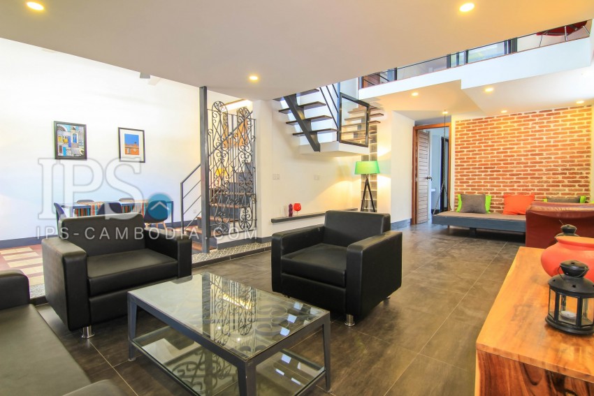 3 Bedroom Renovated Apartment For Rent - Chey Chumneah, Phnom Penh