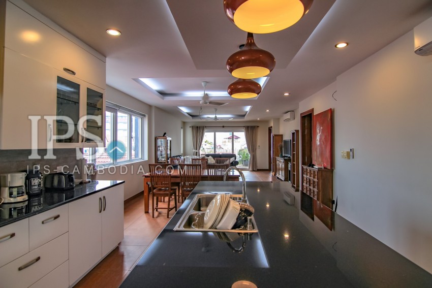 3 Bedroom Serviced Apartment For Rent - Boeung Tumpun, Phnom Penh