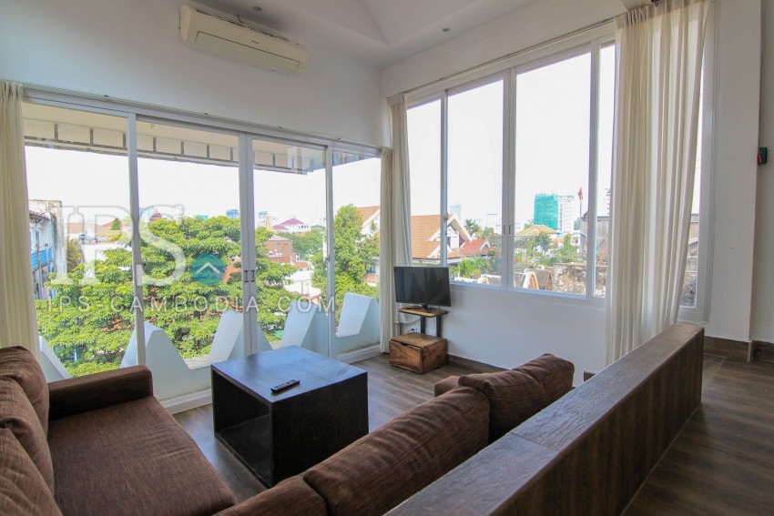 1 Bedroom Renovated Apartment For Rent - Tonle Bassac, Phnom Penh