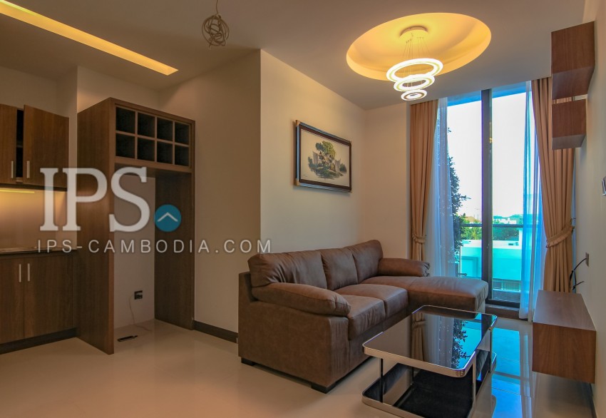 1 Bedroom Serviced Apartment For Rent - Toul Kork, Phnom Penh