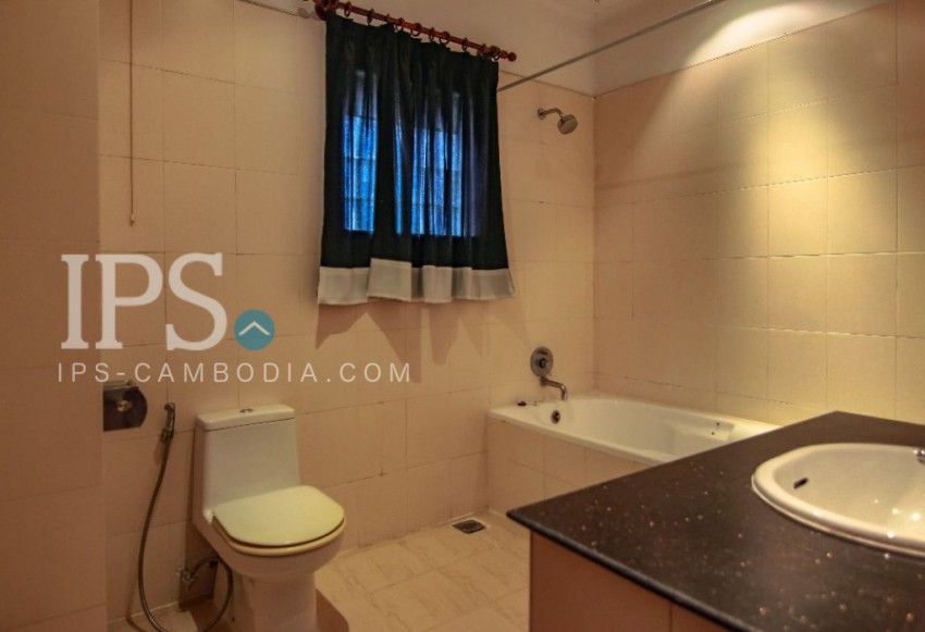 1 Bedroom Apartment For Rent Tonle Bassac, Phnom Penh