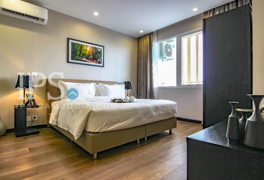 1 Bedroom Serviced Apartment For Rent - Tonle Bassac, Phnom Penh