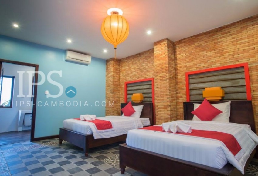 27 Rooms Boutique Hotel For Rent in Siem Reap - Wat Bo Area