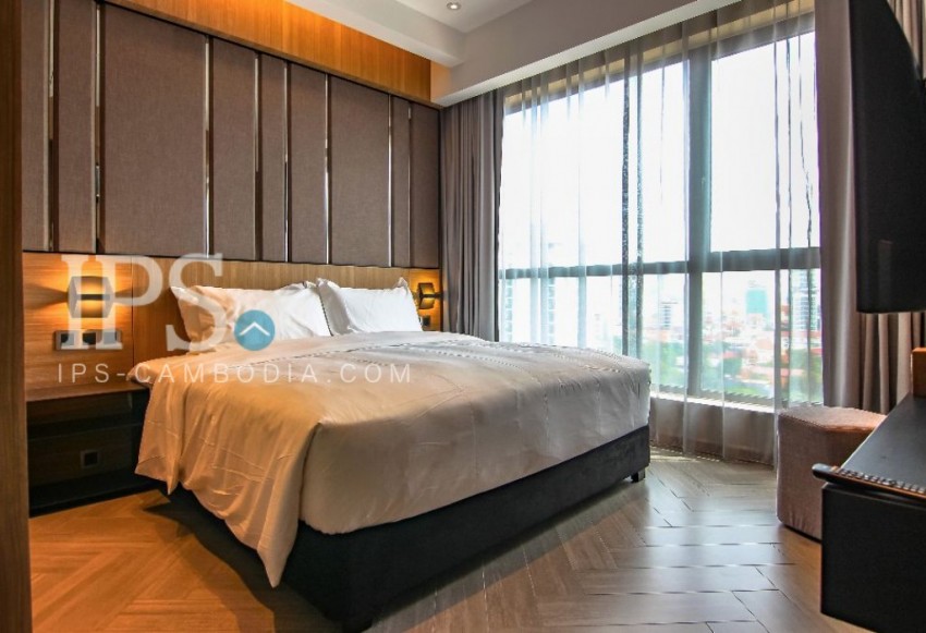 2 Bedrooms Service Apartment For Rent - Tonle Bassac, Phnom Penh