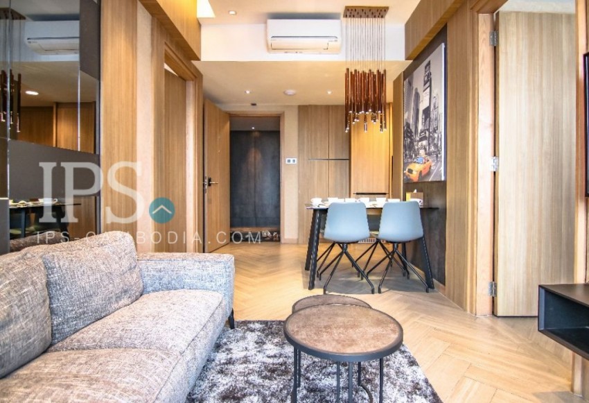 2 Bedrooms Service Apartment For Rent - Tonle Bassac, Phnom Penh