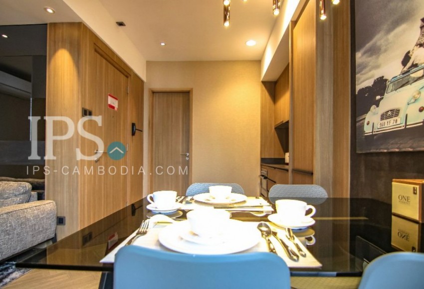 1 Bedroom Serviced  Apartment for Rent - Tonle Bassac - Phnom Penh