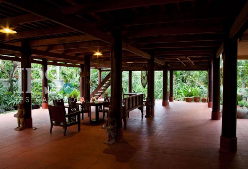 Heritage Wooden House For Rent - Wat Damnak Village, Siem Reap