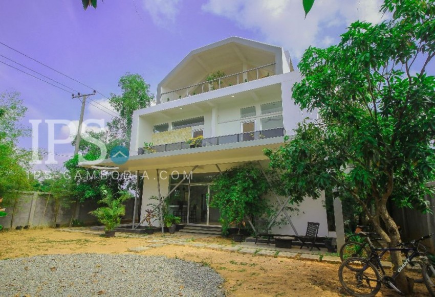 White Villa for Sale in Siem Reap