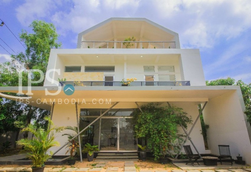 White Villa for Sale in Siem Reap