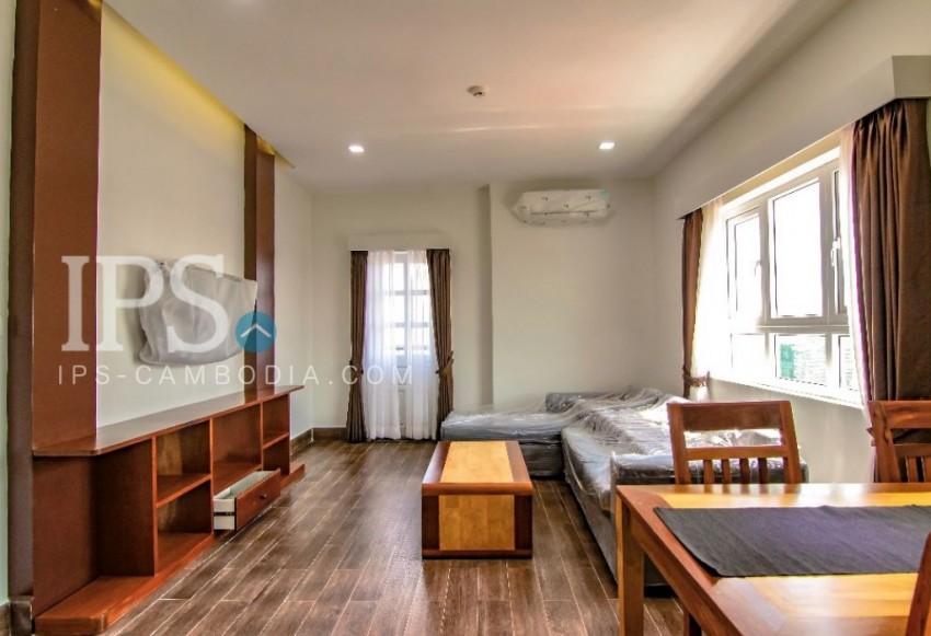 1 Bedroom  Serviced Apartment For Rent in Toul Kork- Phnom Penh