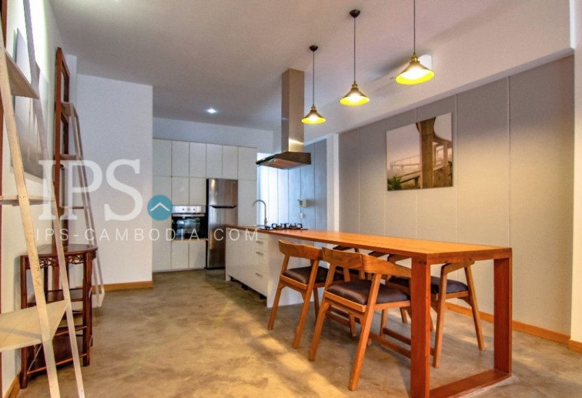 Renovated Loft 1 Bedroom Apartment For Rent - Chey Chumneah, Phnom Penh