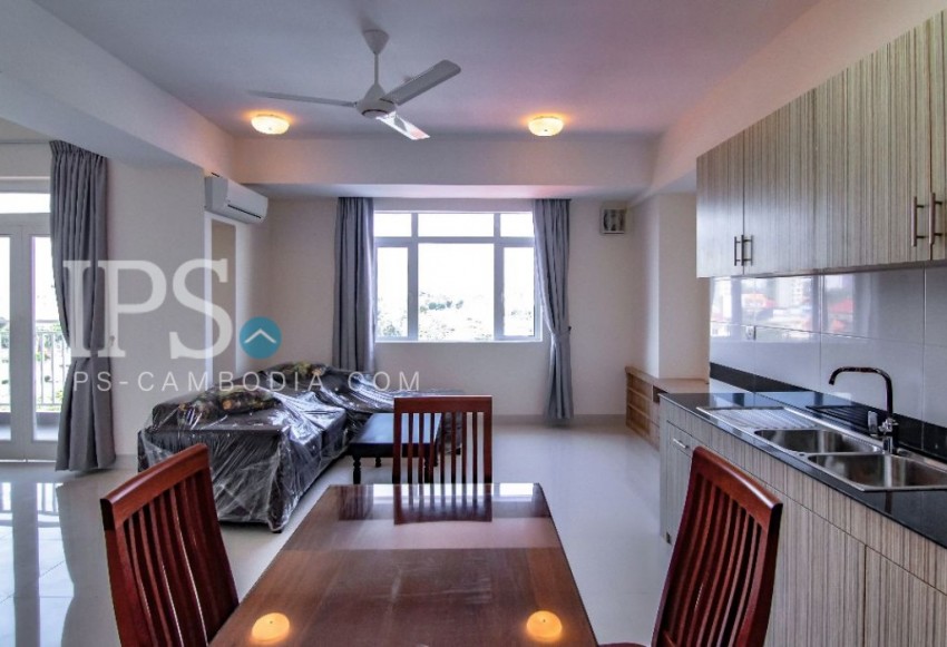 1 Bedroom Serviced Apartment For Rent - Tonle Bassac, Phnom Penh