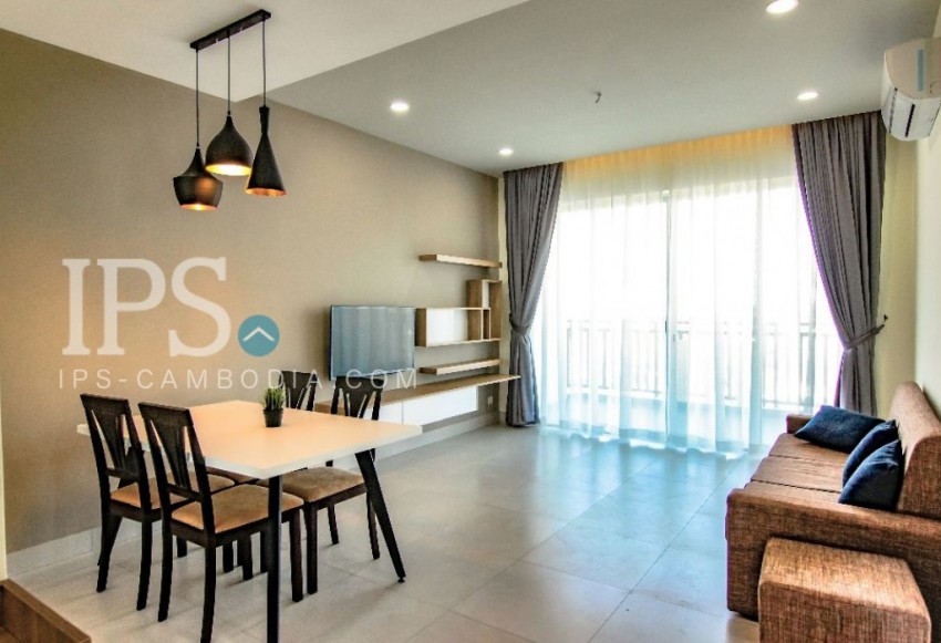 2 Bedroom Serviced Apartment For Rent - Tonle Bassac, Phnom Penh