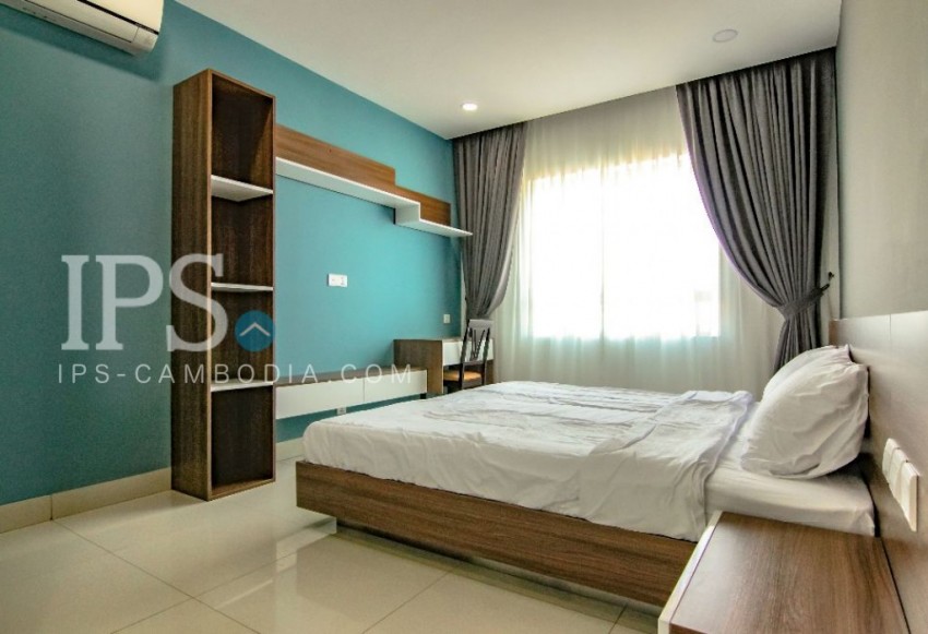 2 Bedroom Serviced Apartment For Rent - Tonle Bassac, Phnom Penh