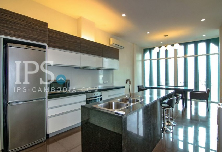 2 Bedroom Apartment For Rent - Tonle Bassac, Phnom Penh