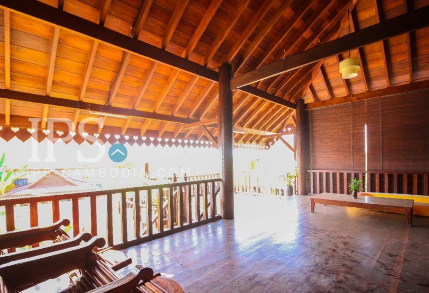 3 Bedroom Wooden House villa for Rent in Siem Reap 