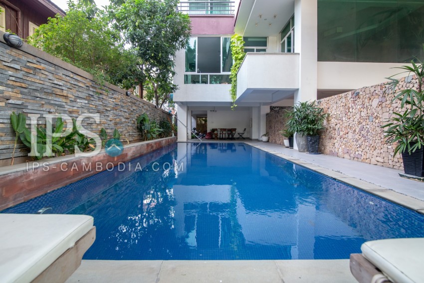 3 Bedroom Serviced Apartment For Rent -  BKK1, Phnom Penh