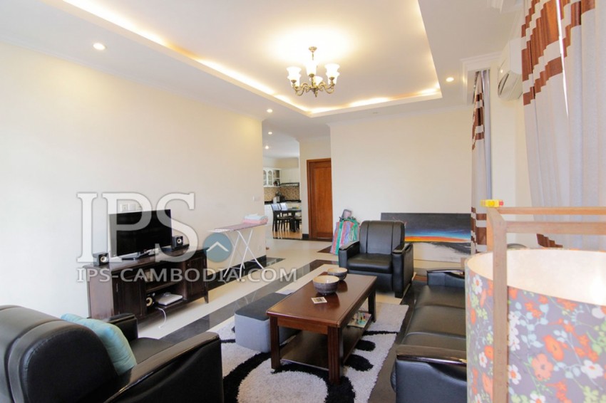 2 Bedrooms Serviced Apartment For Rent - Tonle Bassac, Phnom Penh