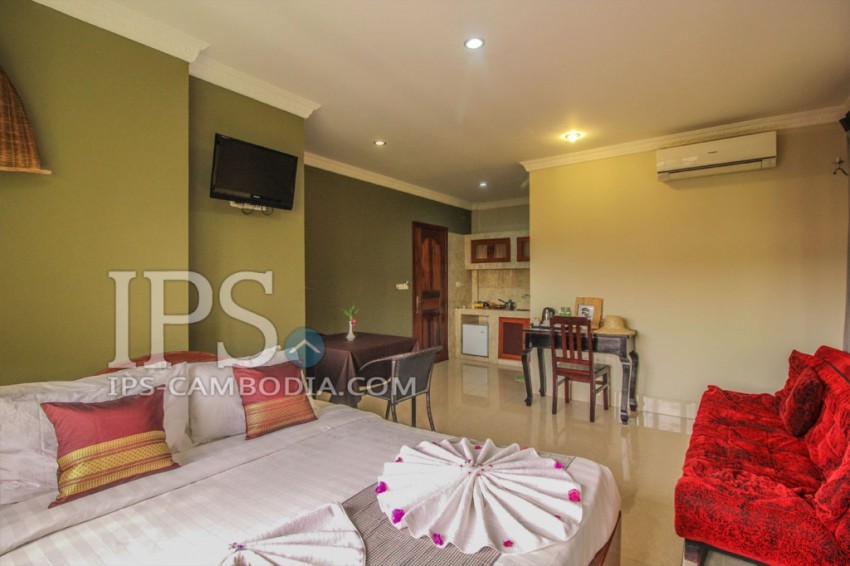 Studio Apartment for Rent in Siem Reap- Wat Bo Area