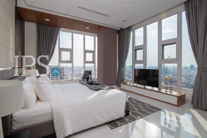 3 Bedroom Penthouse For Rent - Urban Palace, BKK2, Phnom Penh