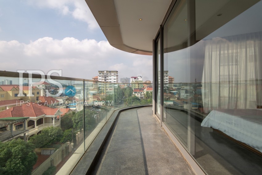 2 Bedroom Serviced Apartment  For Rent - Boeung Kak 2, Phnom Penh